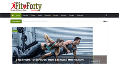 Desktop Screenshot of fitandfortysomething.com